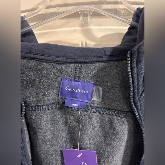 NWT Seraphine - 3-in-1 Active Hoodie - Conner Navy size small - Picture 7 of 8